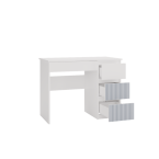 Biurko Mijas PRAWE ARTESO BLUE NIEBIESKI