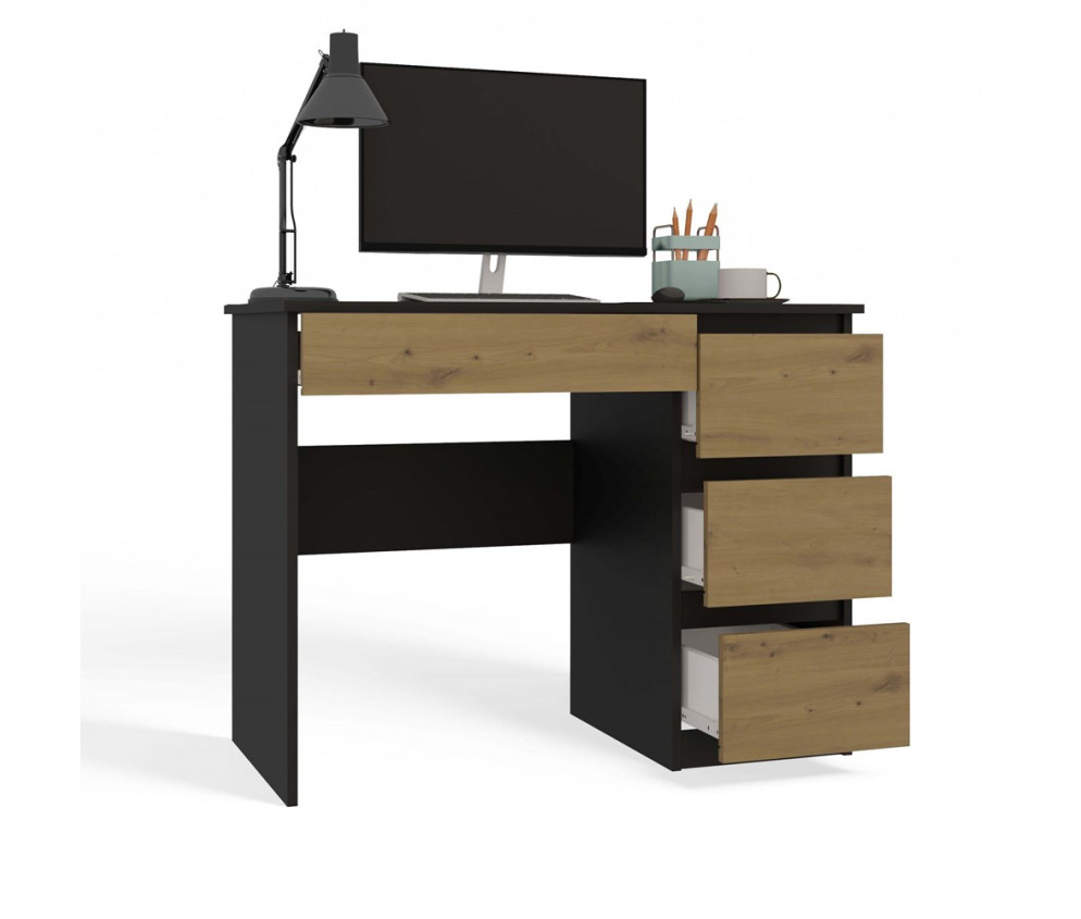 Biurko Mijas PRAWE ANTRACYT ARTISAN