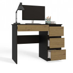 Biurko Mijas PRAWE ANTRACYT ARTISAN