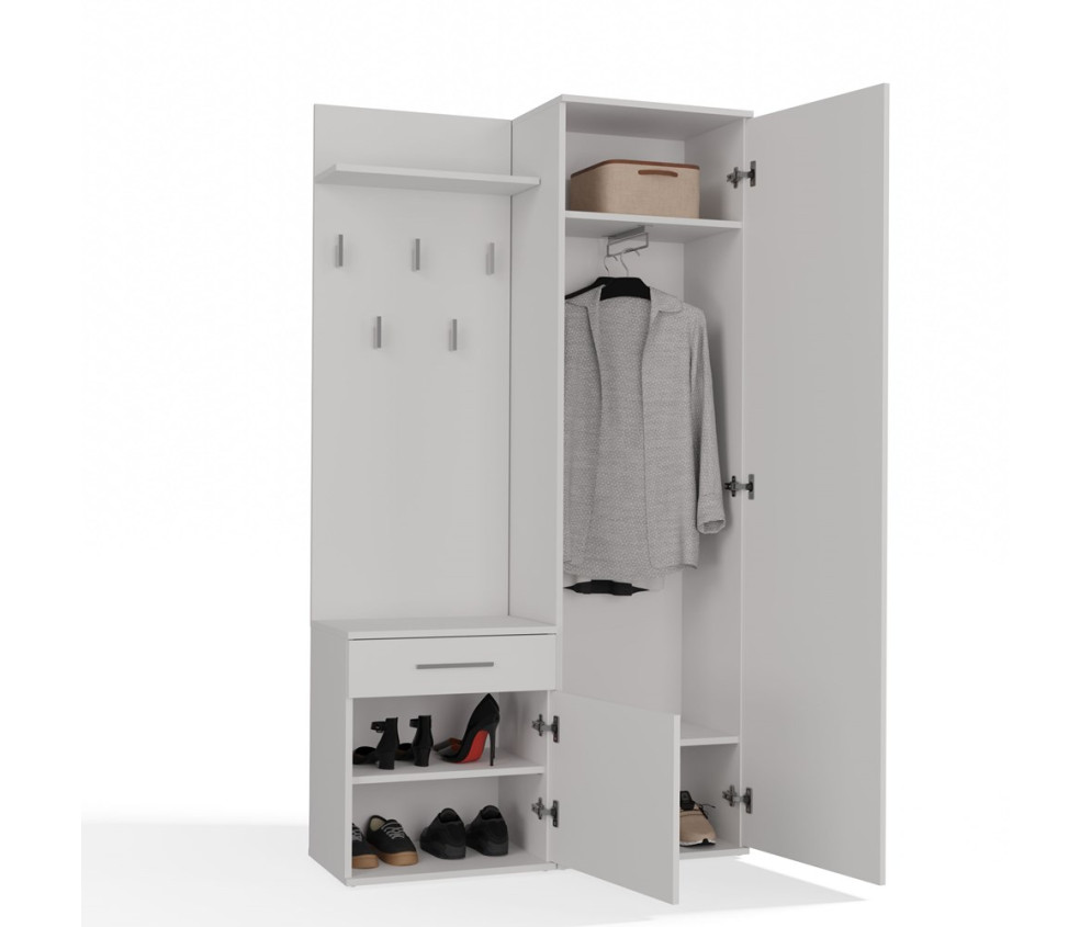 Garderoba Duo DUO BIAŁY