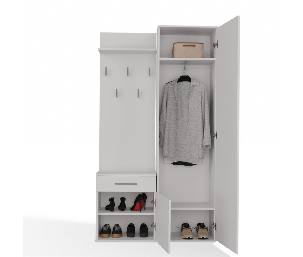 Garderoba Duo DUO BIAŁY