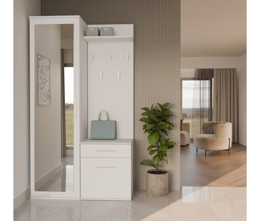 Garderoba Duo DUO BIAŁY