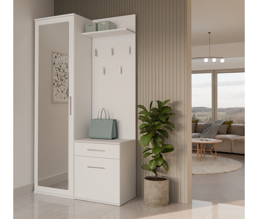 Garderoba Duo DUO BIAŁY