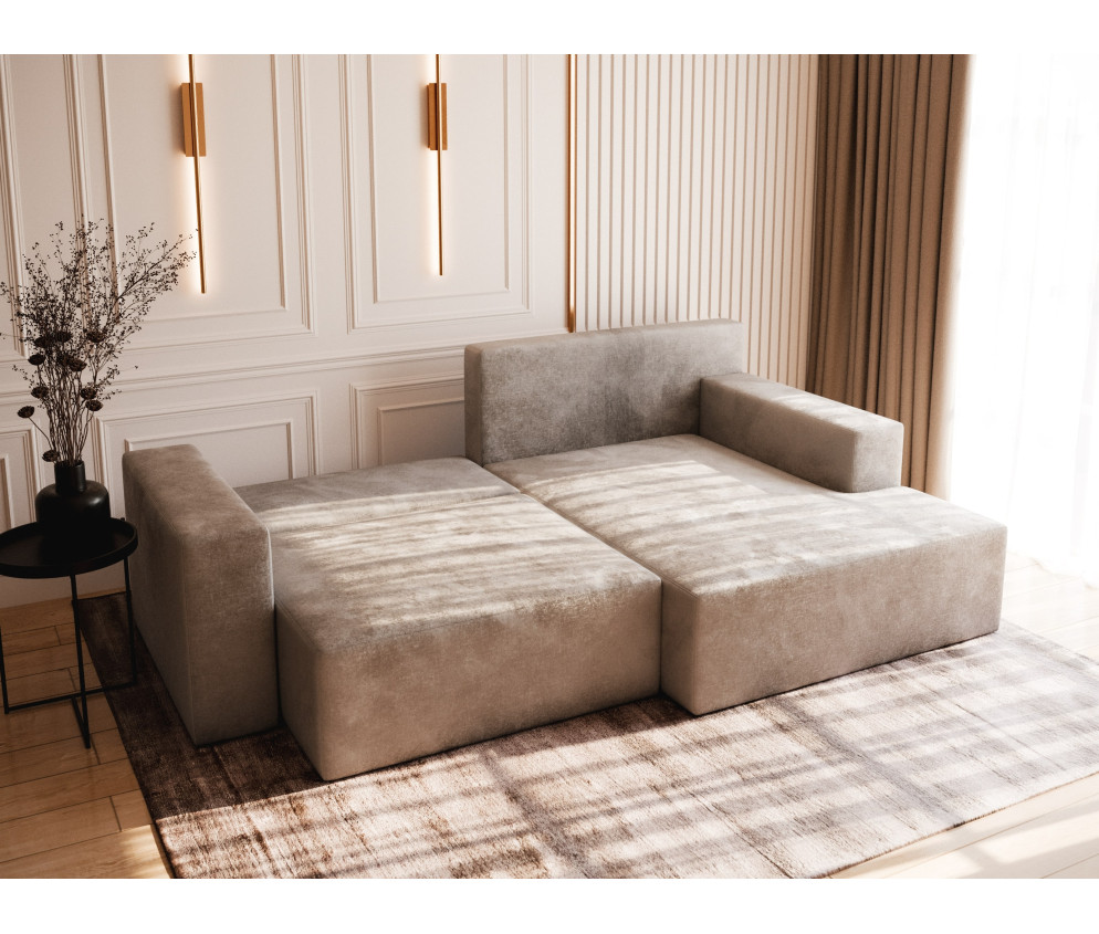 Naroznik Sell z funkcją spania tkanina Manila