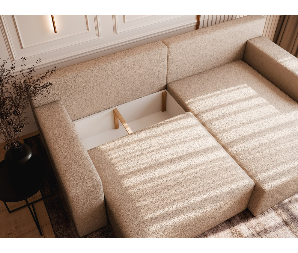 Naroznik Sell z funkcją spania tkanina Baloo