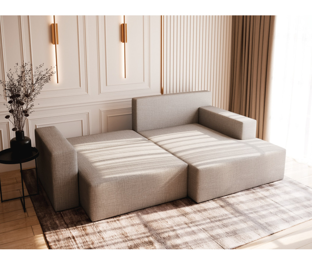 Naroznik Sell z funkcją spania tkanina Storm