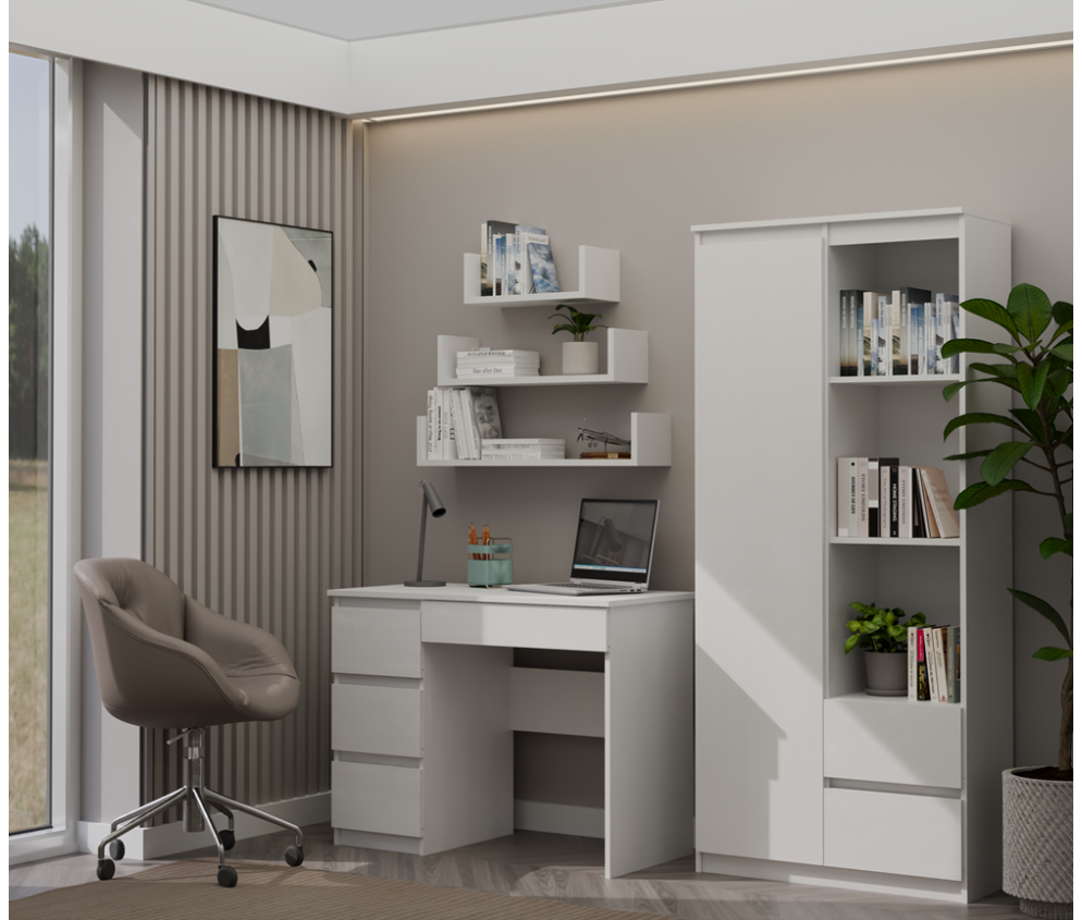 Biurko Mijas LEWE BIAŁY