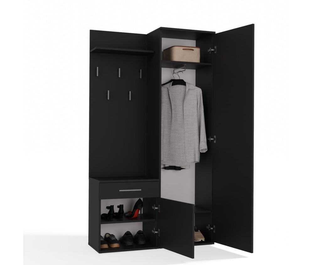 Garderoba Duo DUO CZARNY