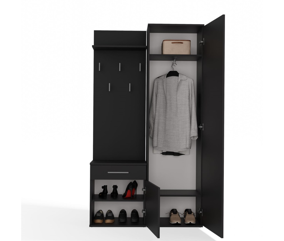 Garderoba Duo DUO CZARNY