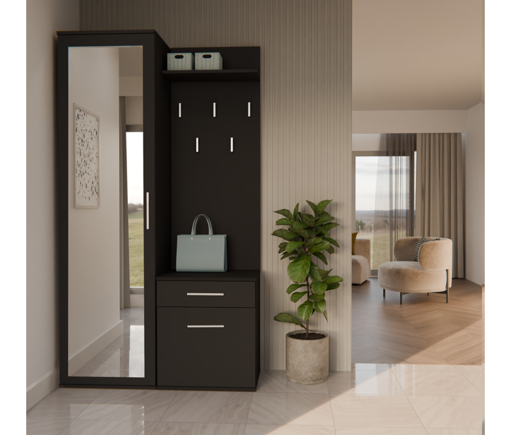 Garderoba Duo DUO CZARNY