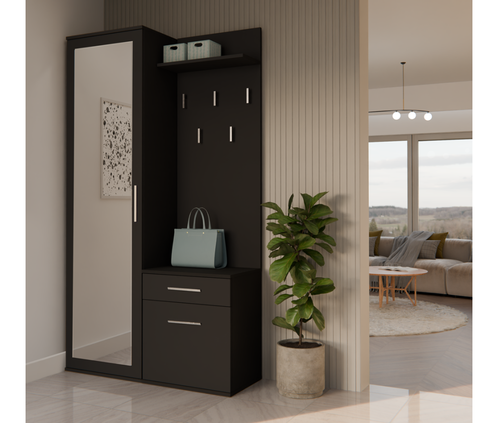 Garderoba Duo DUO CZARNY