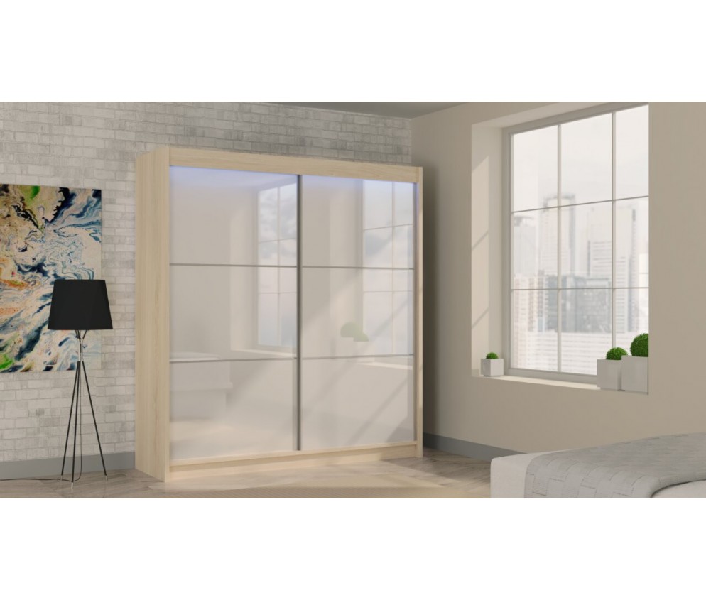 Szafa przesuwna Derino 200 Połysk