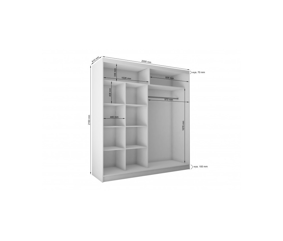 Szafa przesuwna Tala 200