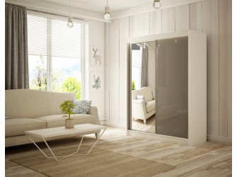 Szafa przesuwna Vilo 200 Połysk Lacobel