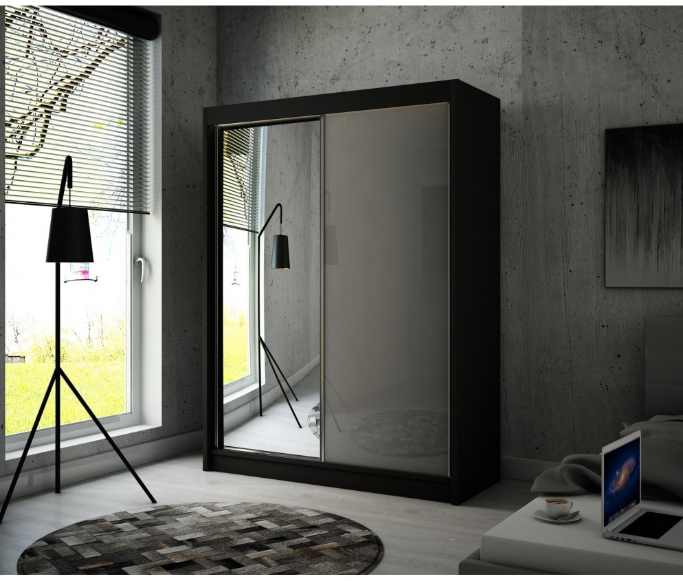 Szafa przesuwna Vilo 150 Połysk Lacobel