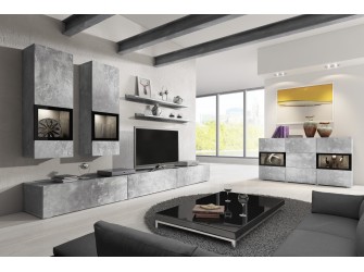 Meblościanka Lano Beton Jasny