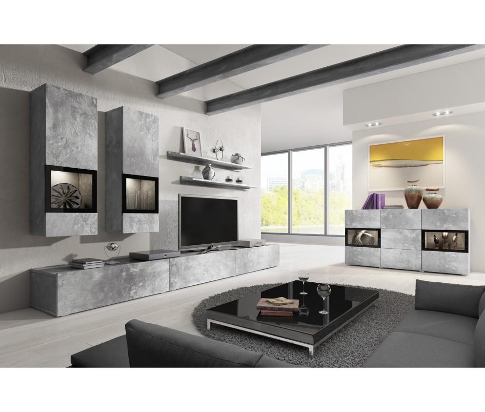 Meblościanka Lano Beton Jasny