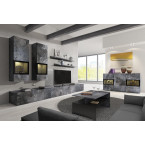 Meblościanka Lano Beton Ciemny