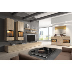 Meblościanka Lano Dąb San Remo Jasny