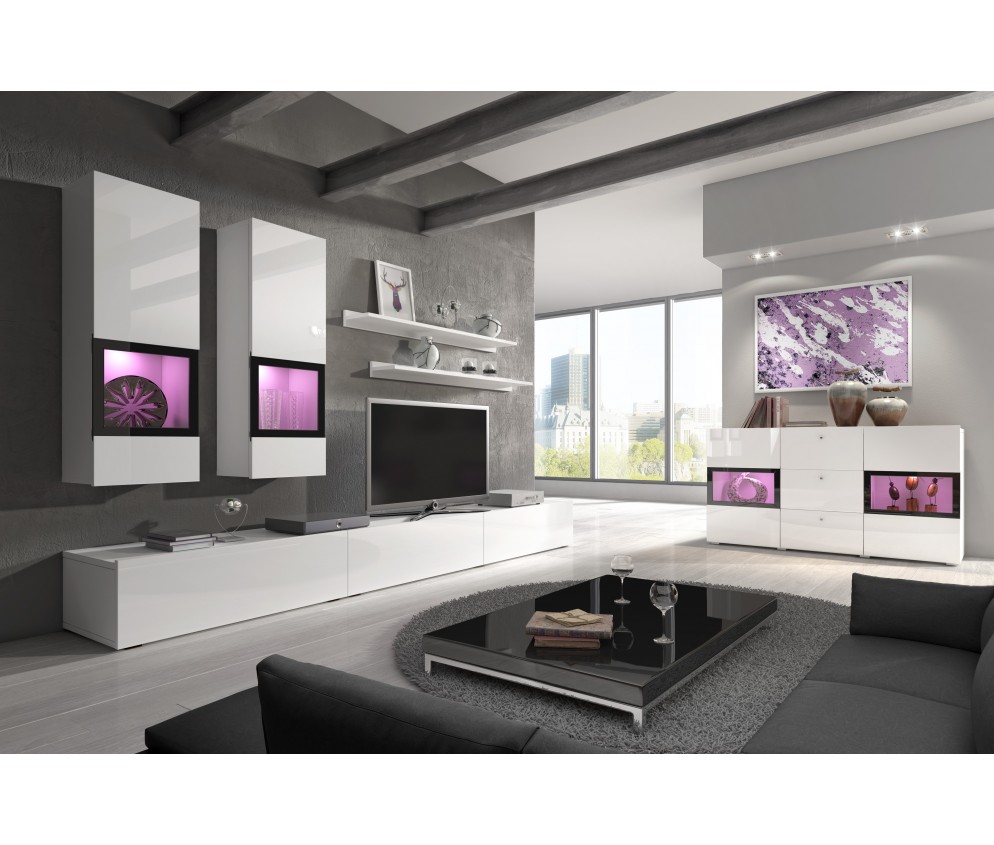 Komoda Lano Biały Połysk