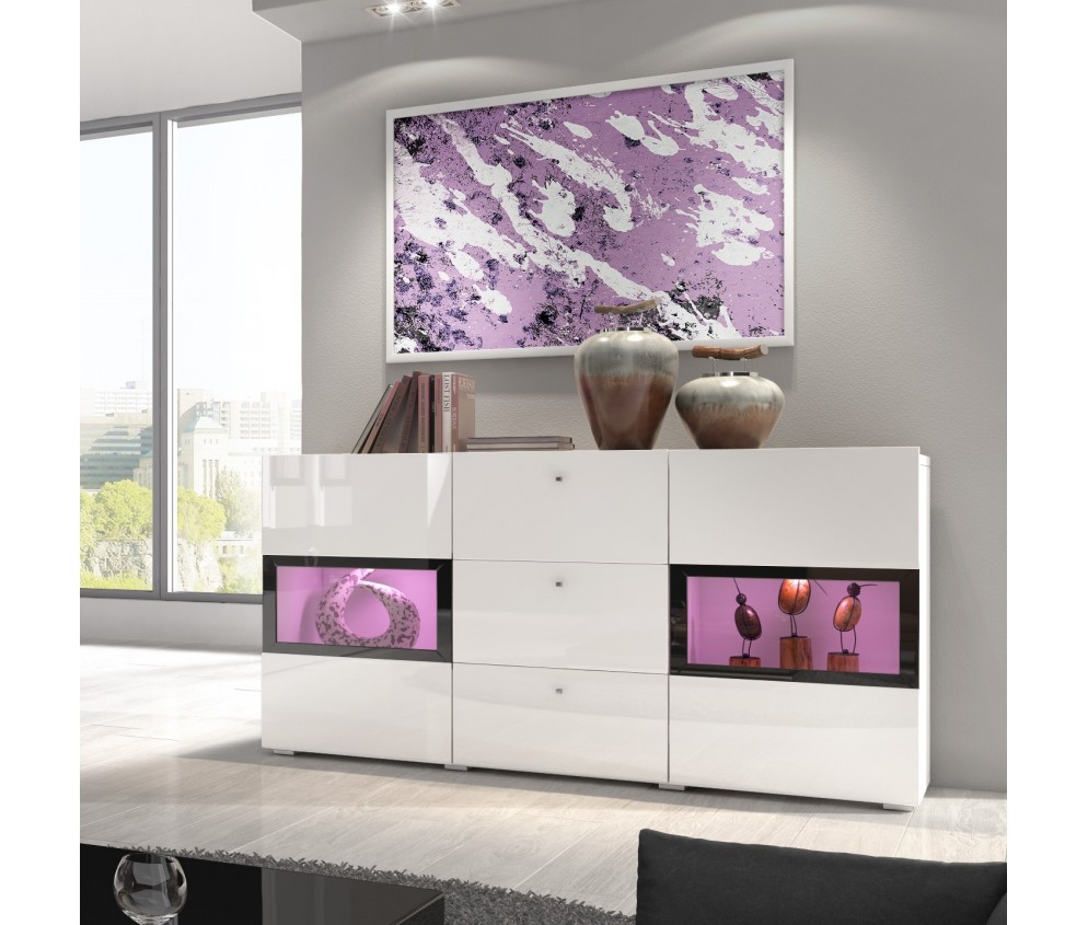 Komoda Lano Biały Połysk