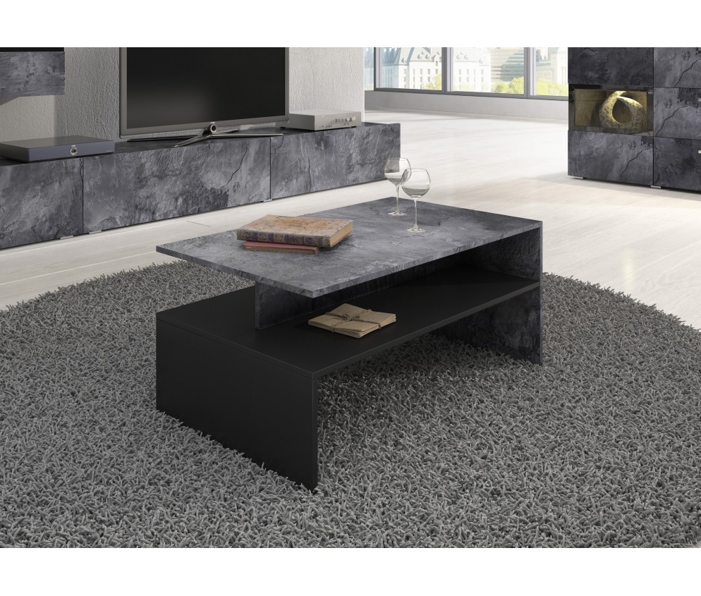 Stolik kawowy Lano Beton Ciemny