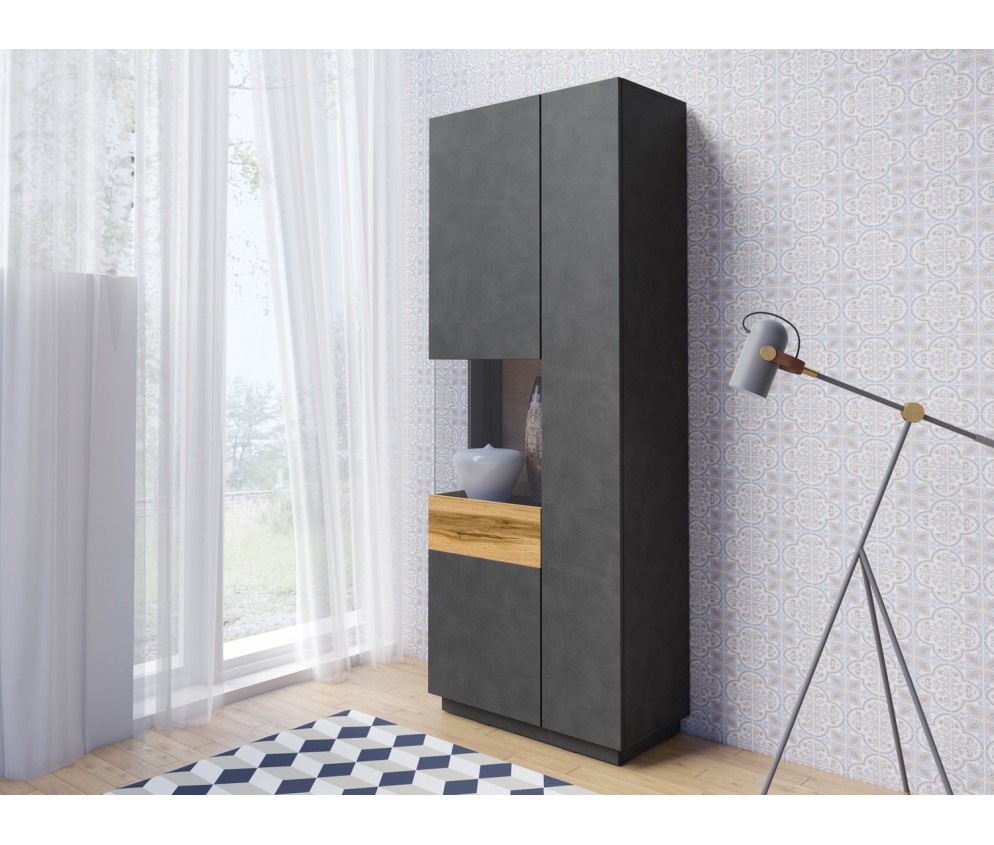 Witryna Keli Lewa 12 Matera + Dąb Wotan