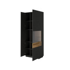 Witryna Prawa Keli 13 Biały+Biały Połysk+Dąb Wotan