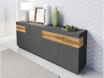 Komoda Keli 4D2S 25 Matera + Dąb Wotan