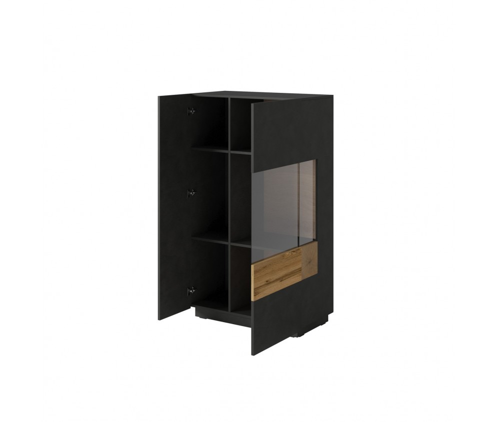 Komoda Keli wysoka 2D Prawa 44 Matera + Dąb Wotan