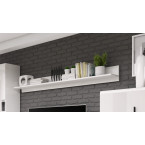 Półka krótka Tulsa Biały Połysk