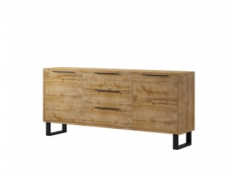 Komoda 2D3S Nelle 25 Dąb Wotan