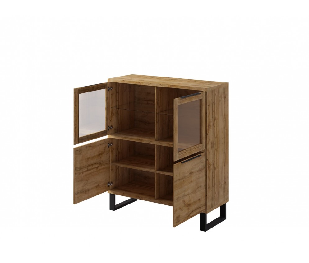 Wysoka Komoda 4D Nelle 42 Dąb Wotan