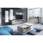 Meblościanka Tabo Biały/Beton