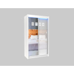 Szafa przesuwna Derino 120 Połysk + Lustro