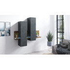 Witryna wisząca z półką Tabo 04  Matera/Appenzeller