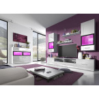 Meblościanka Sarah Mała Biały Połysk