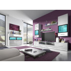 Meblościanka Sarah Mała Biały Połysk