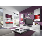 Meblościanka Sarah Mała Biały Połysk