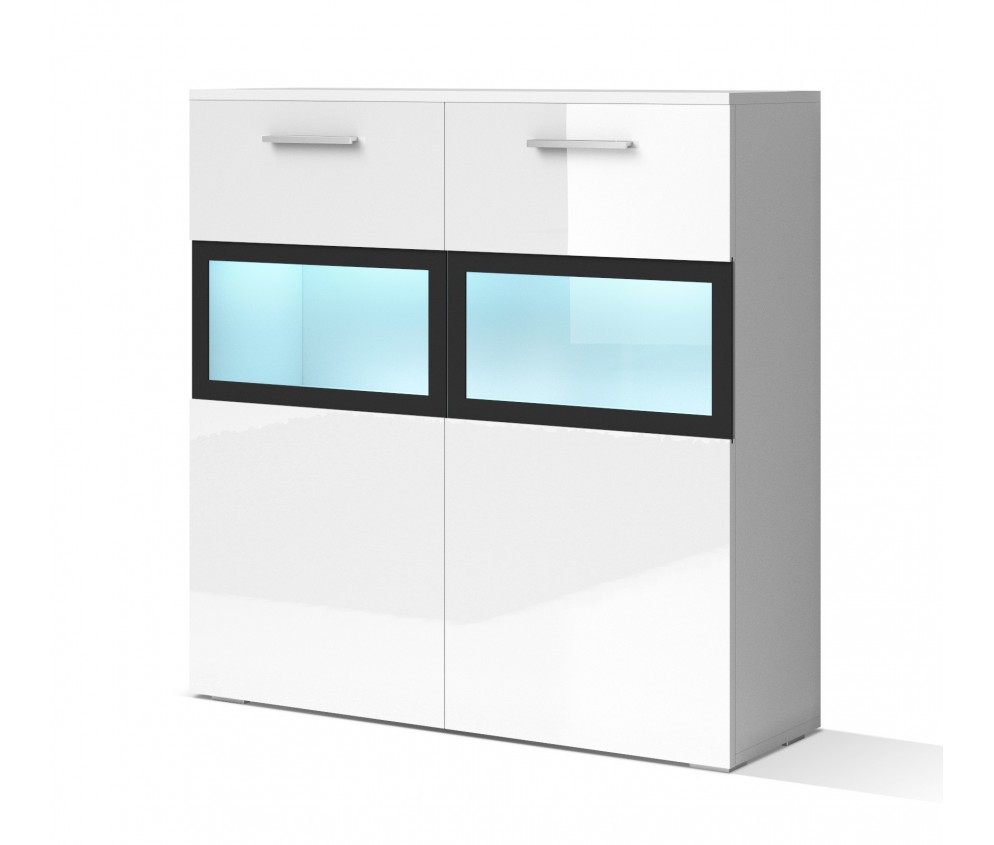 Komoda Sarah Biały Połysk