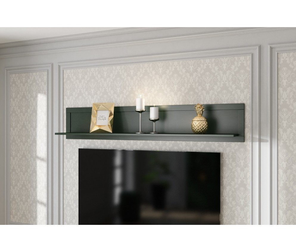 Półka Evora Zielony/Dąb Lefkas