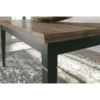 Stół rozkładany 92 Evora Zielony/Dąb Lefkas