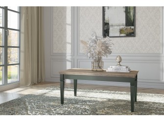 Stolik Kawowy 99 Evora Zielony/Dąb Lefkas