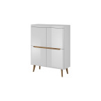 Komoda Norge NK107 Biały Połysk