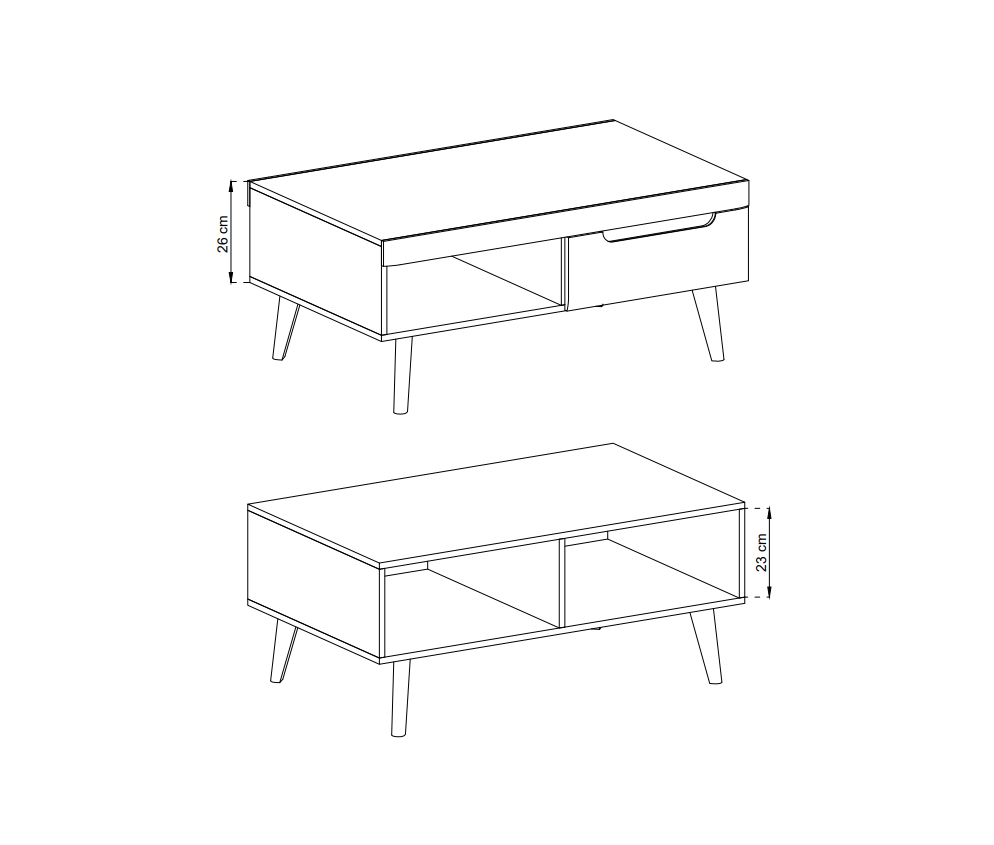 Ława Norge NL107 Dąb Artisan