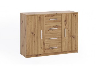 Komoda Lakas K2D4SZ Dąb Artisan