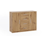 Komoda Lakas K2D4SZ Dąb Artisan