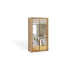 Szafa Przesuwna Lakas 120 Z Lustrami Dąb Artisan