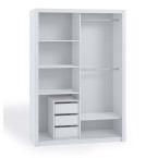 Szafa Przesuwna Lakas 150 Z Lustrami Dąb Artisan