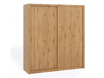 Szafa Przesuwna Lakas 200 Bez Lustra Dąb Artisan